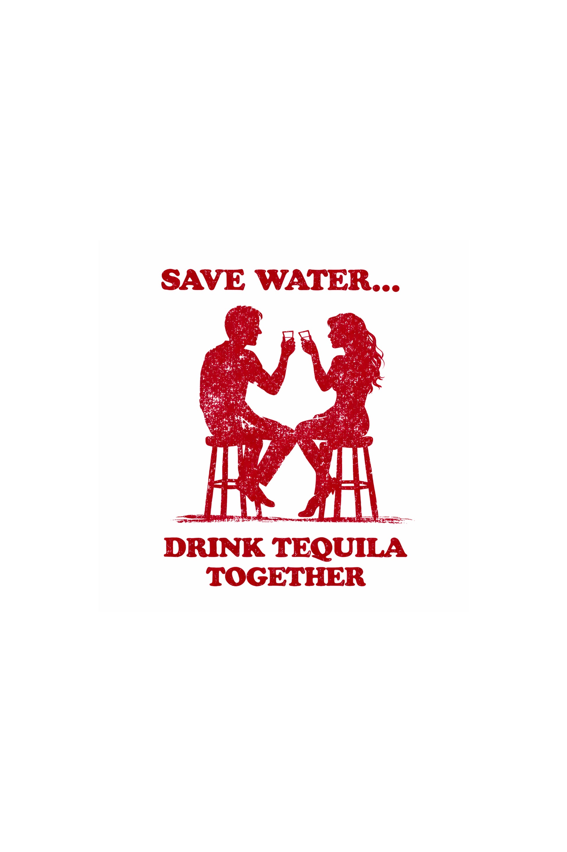 Tank top "Save water" - Shirtless