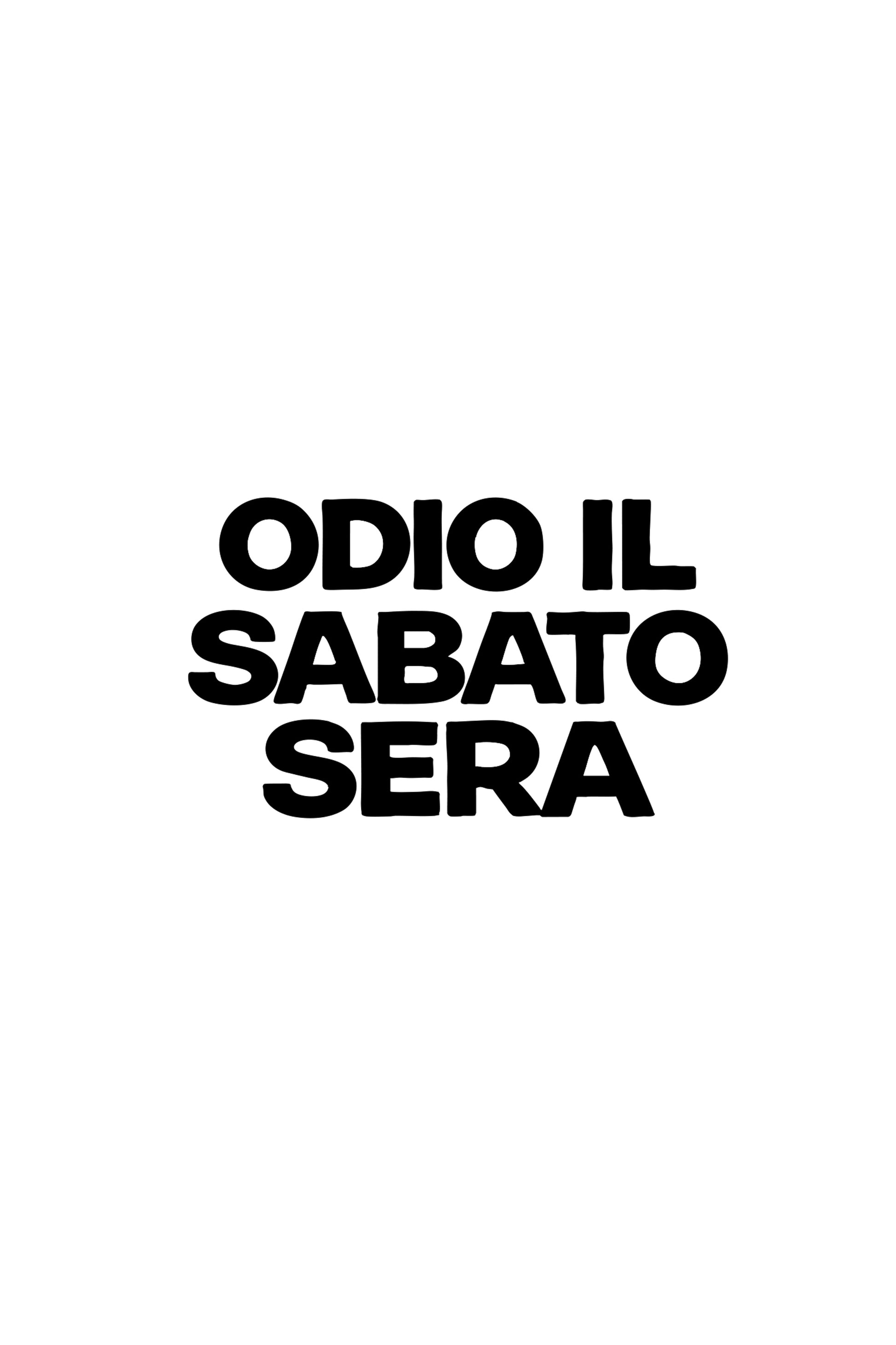 Tank top "Odio il sabato sera" - Shirtless