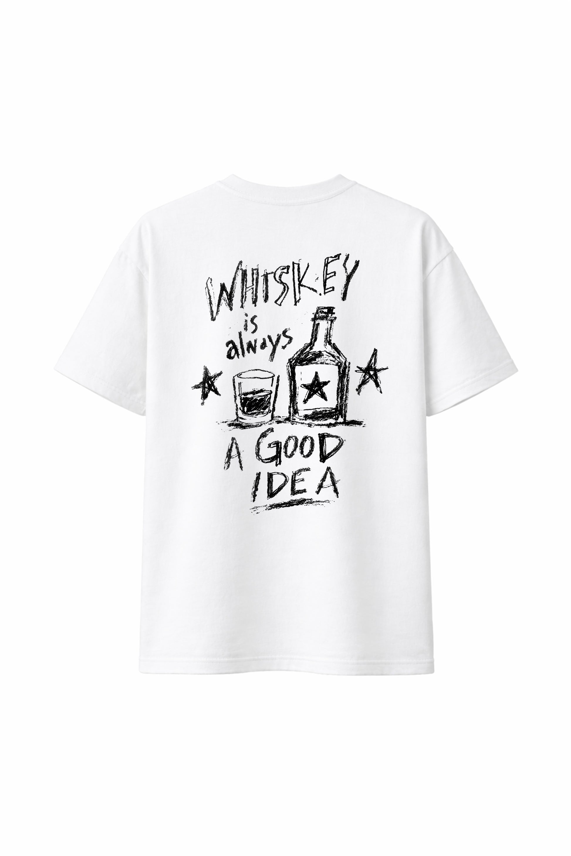 T-shirt "Whiskey" - Shirtless