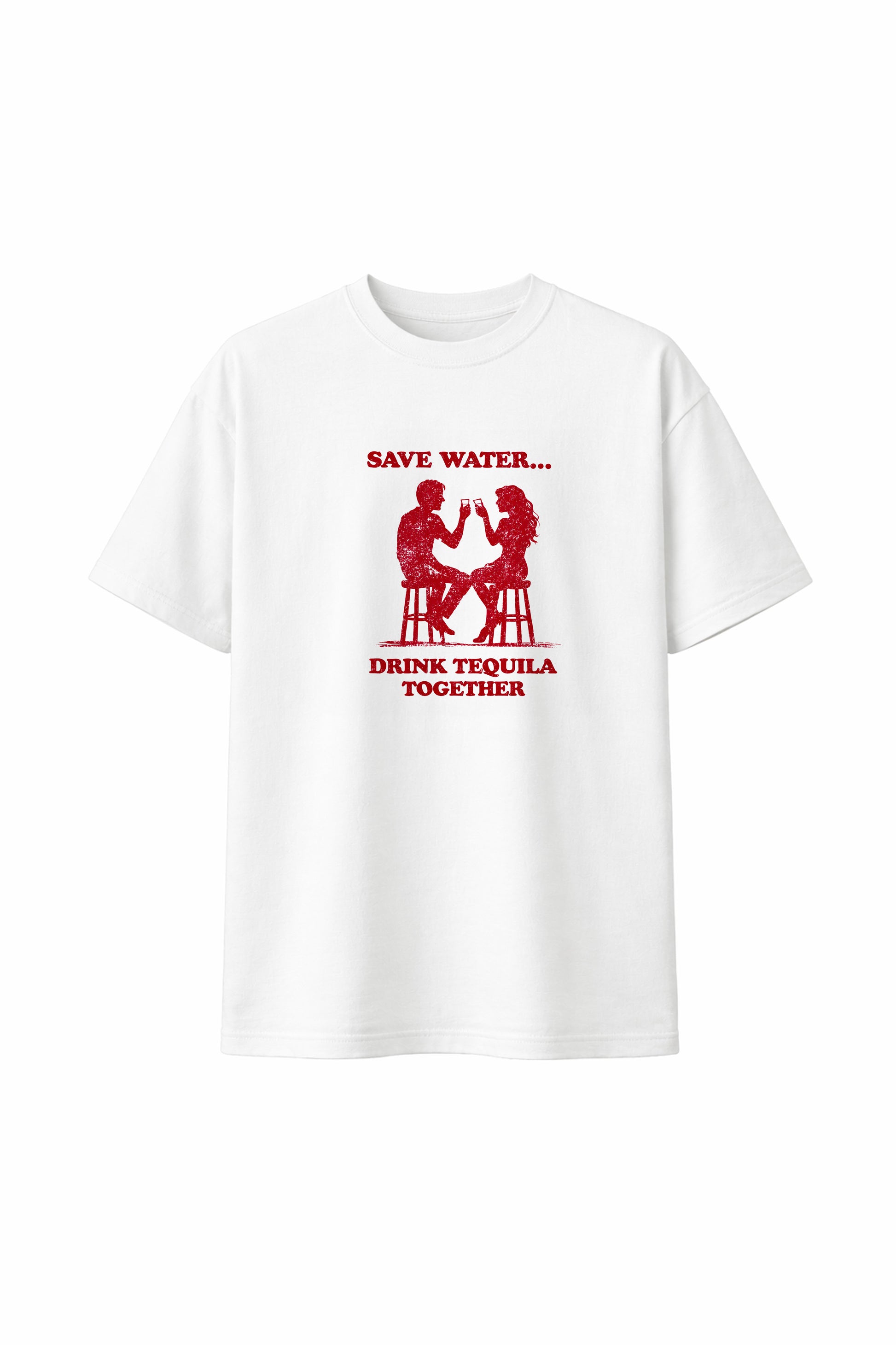 T-shirt "Save water" - Shirtless