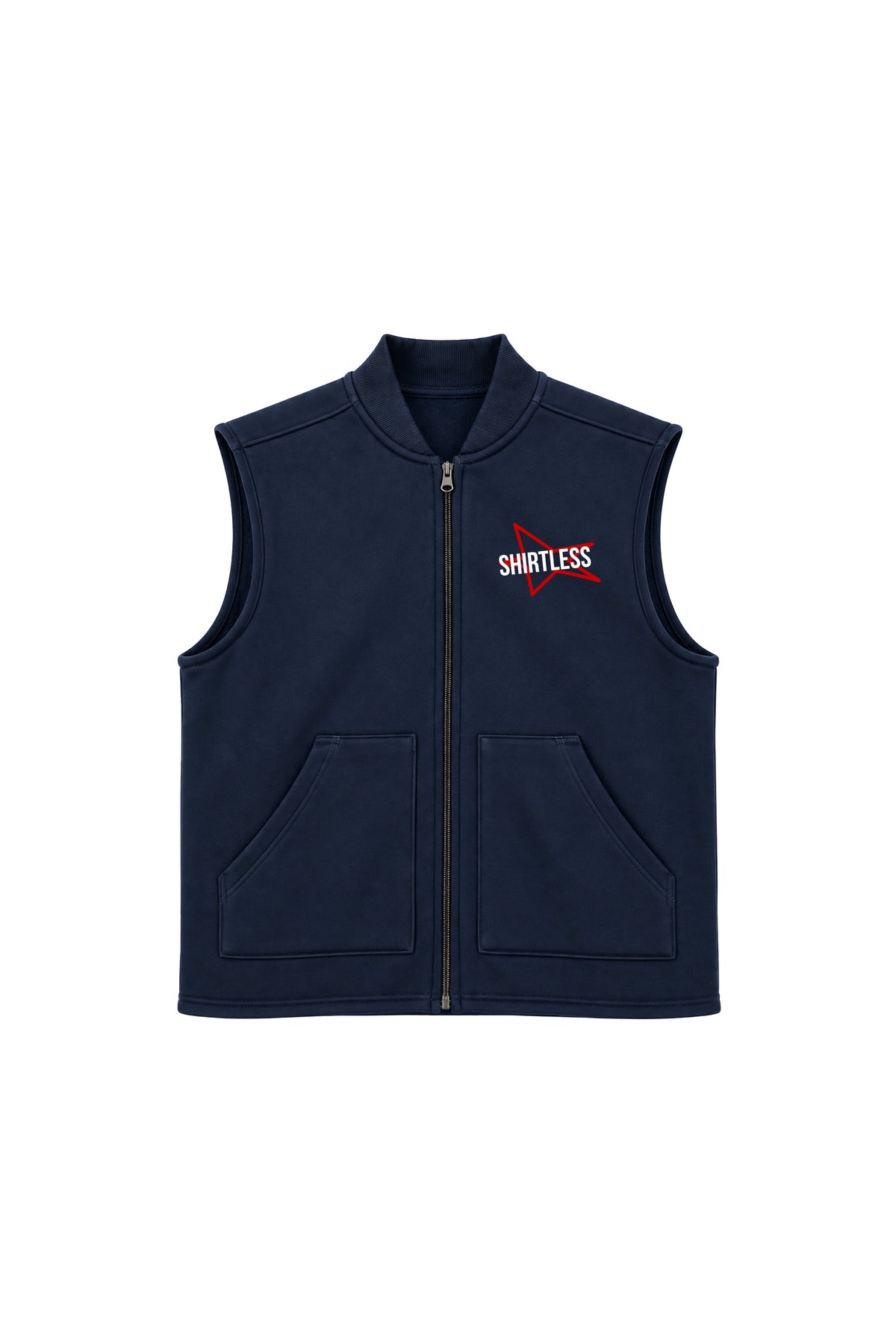 Varsity Vest Tutti i Miei Sbagli Blu Navy fronte