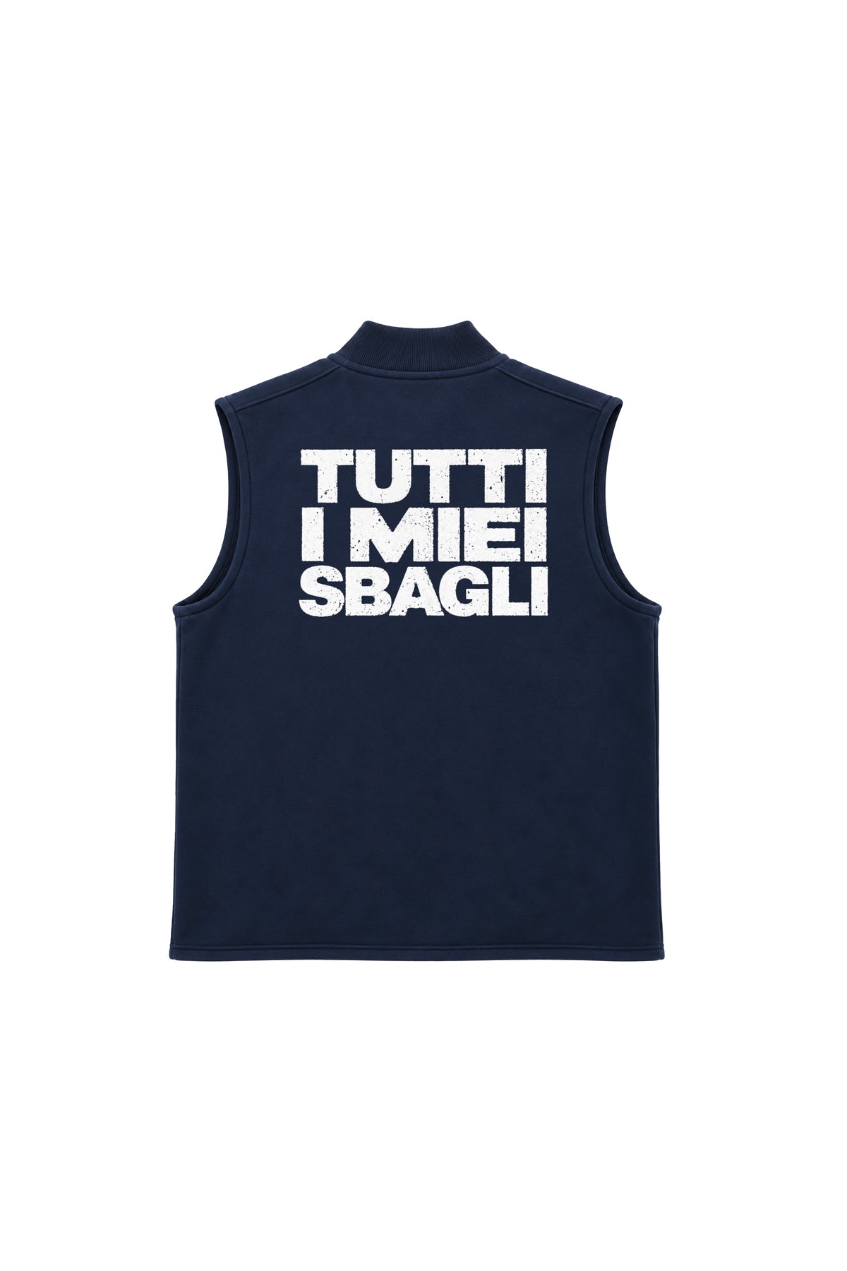 Varsity Vest Tutti i Miei Sbagli Blu Navy retro