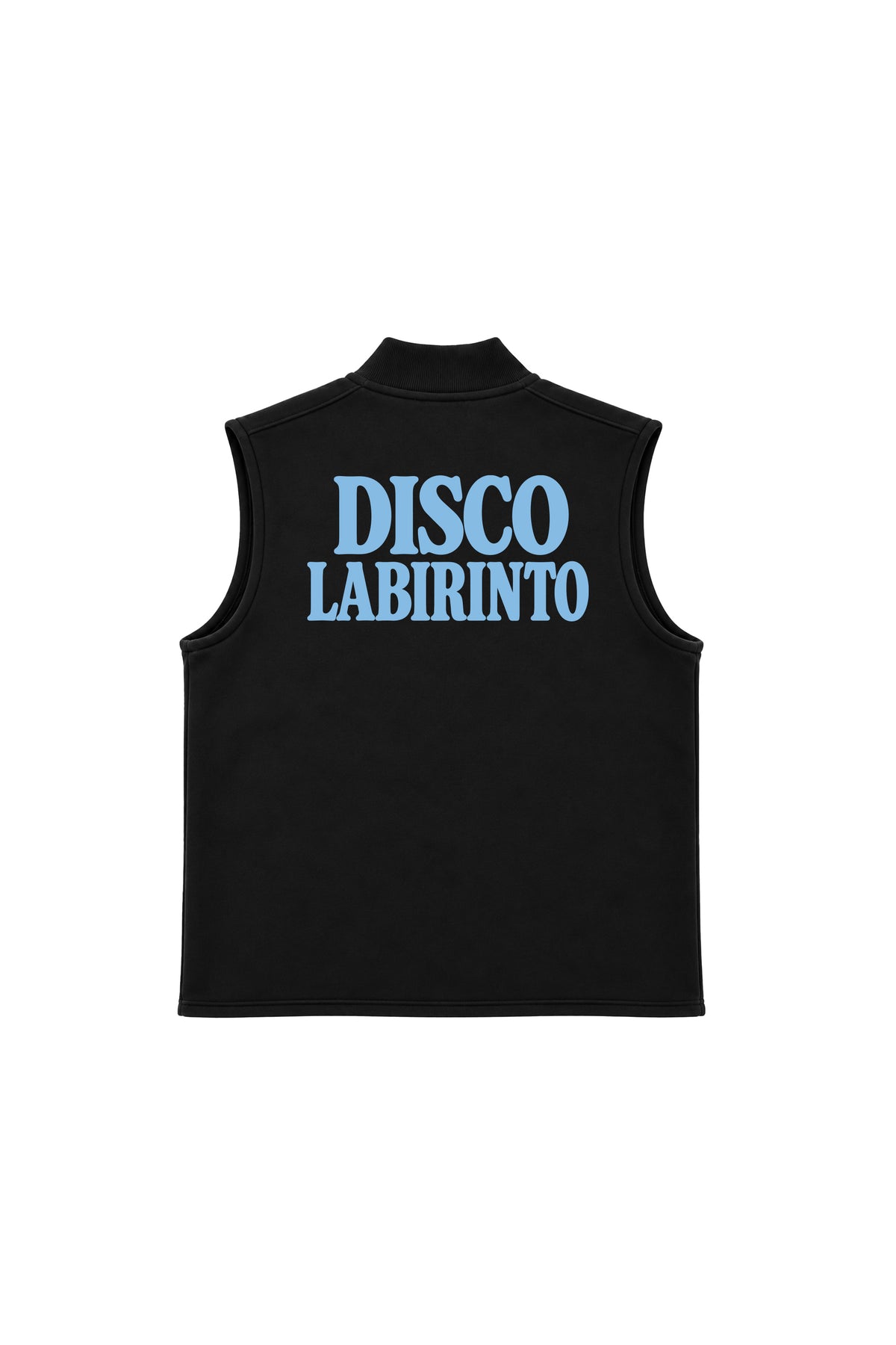 Varsity Vest Discolabirinto Nero retro
