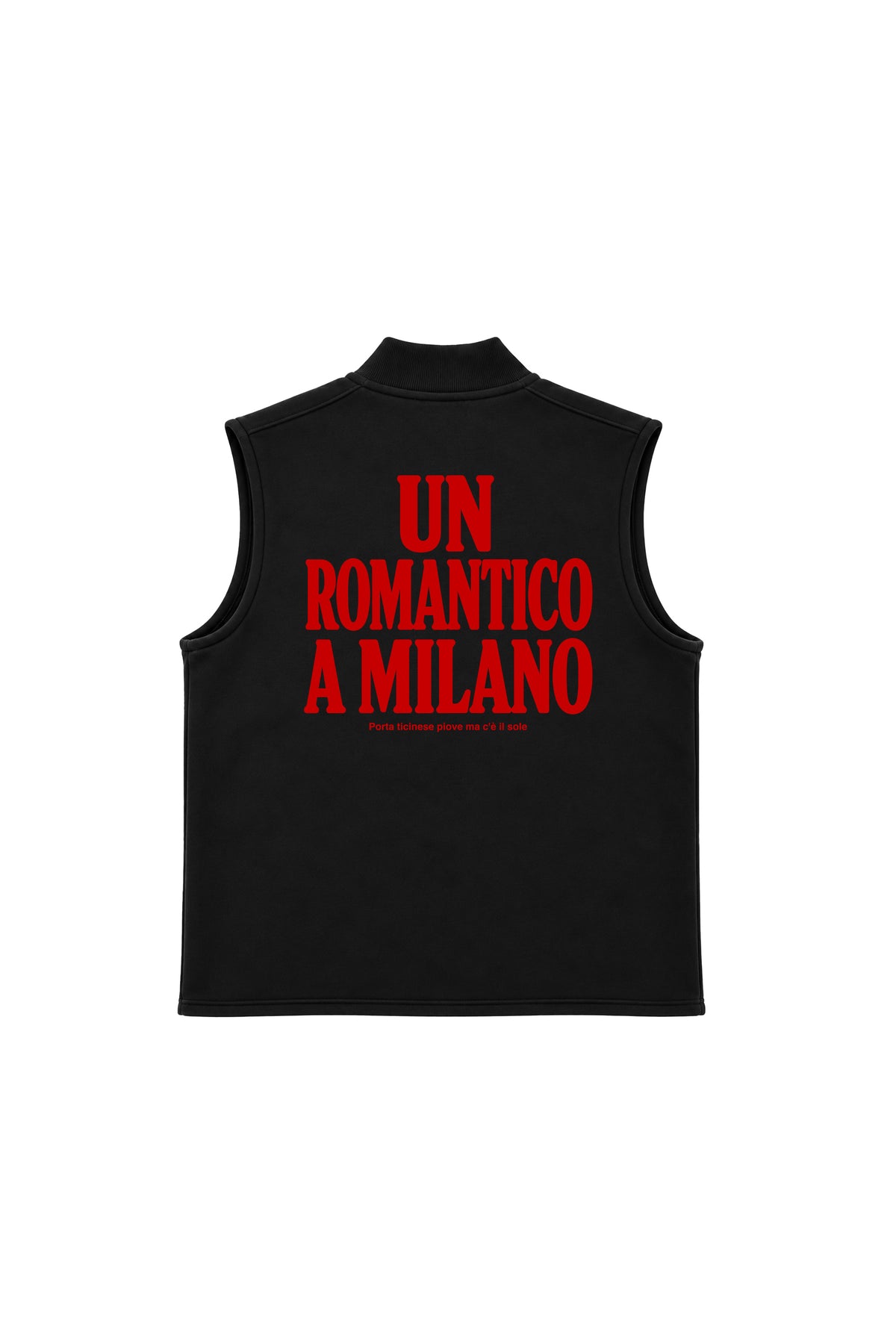 Varsity Vest Un Romantico a Milano Nero retro