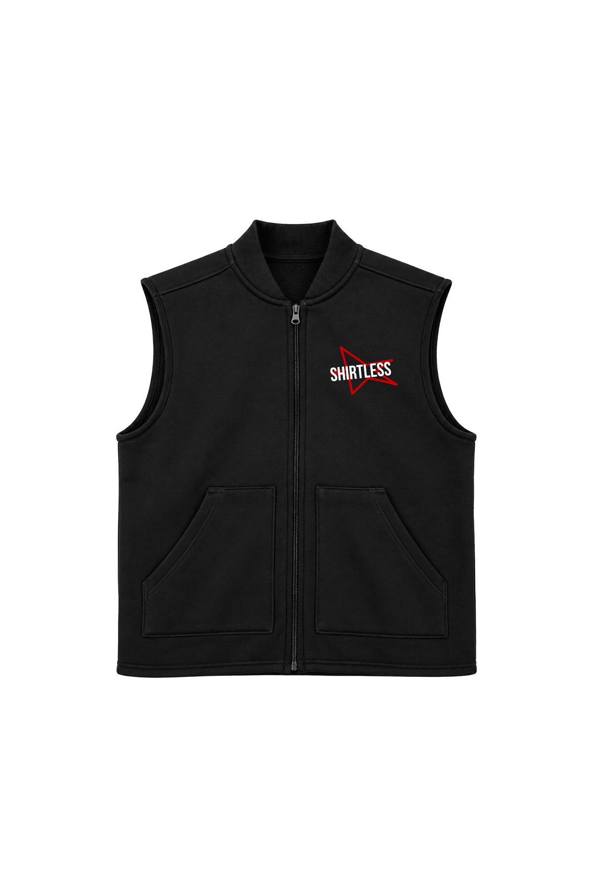 Varsity Vest Un Romantico a Milano Nero fronte