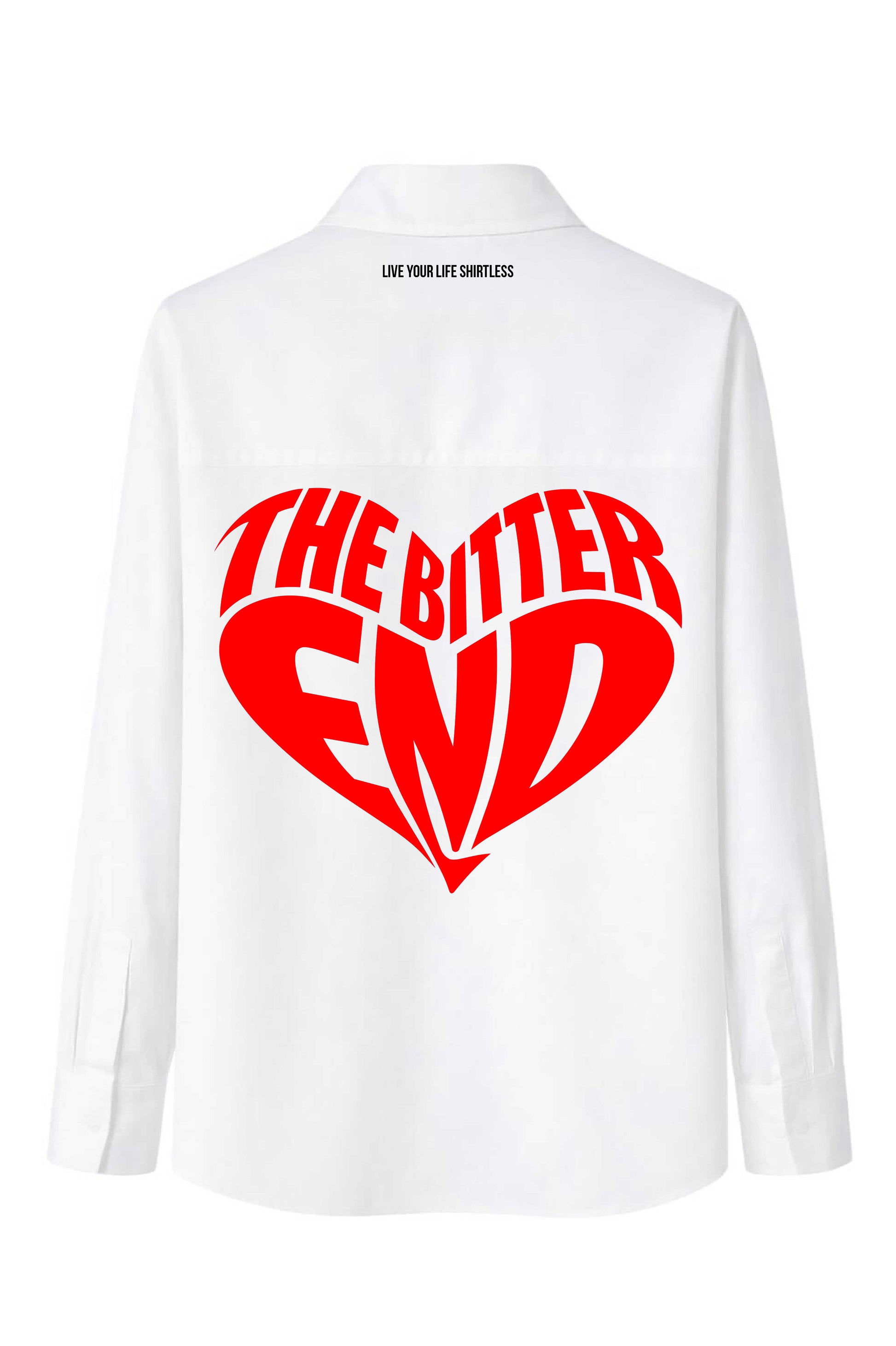 Camicia "The bitter end" bianco - Shirtless