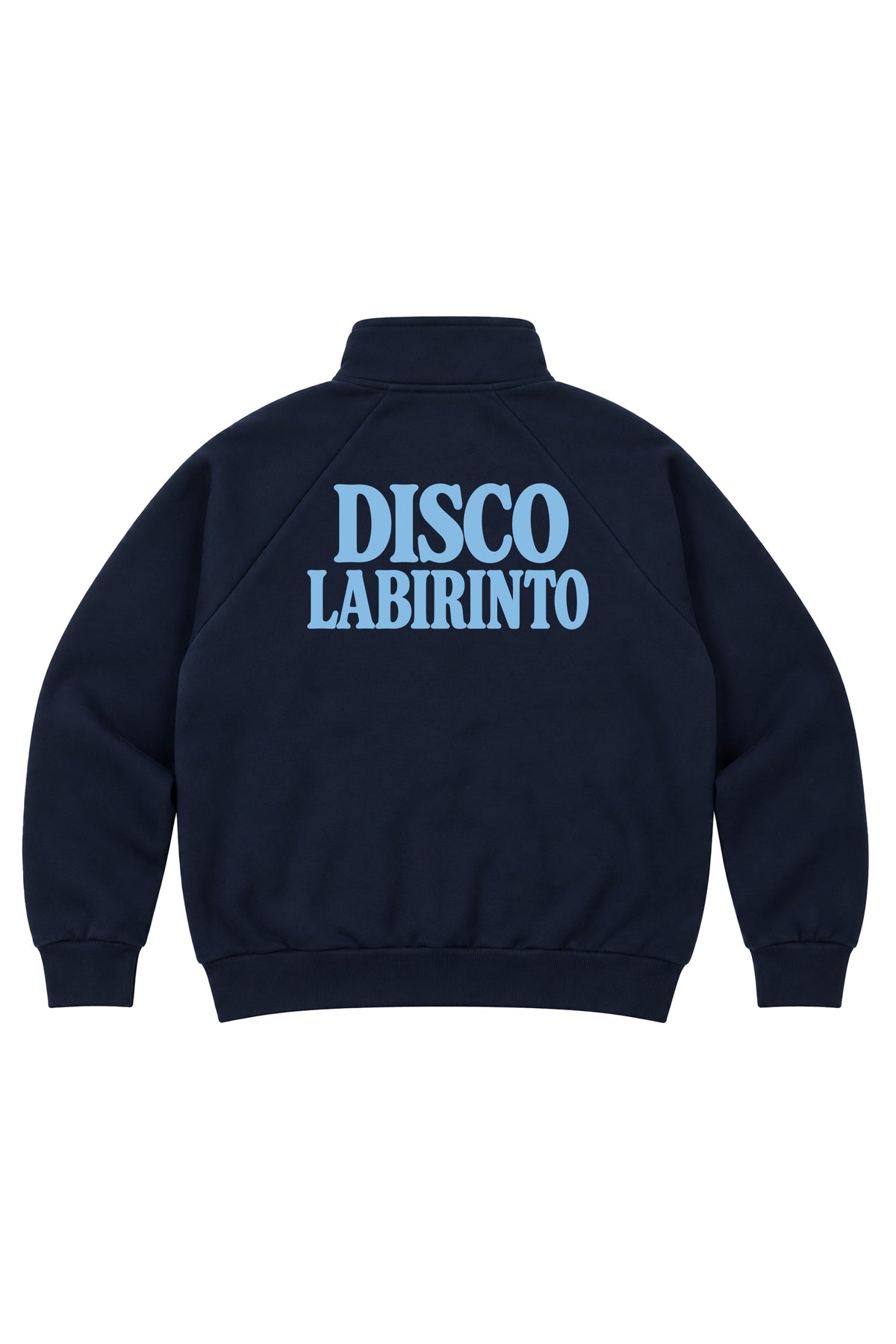 Jacket Full Zip Discolabirinto Blu Navy retro