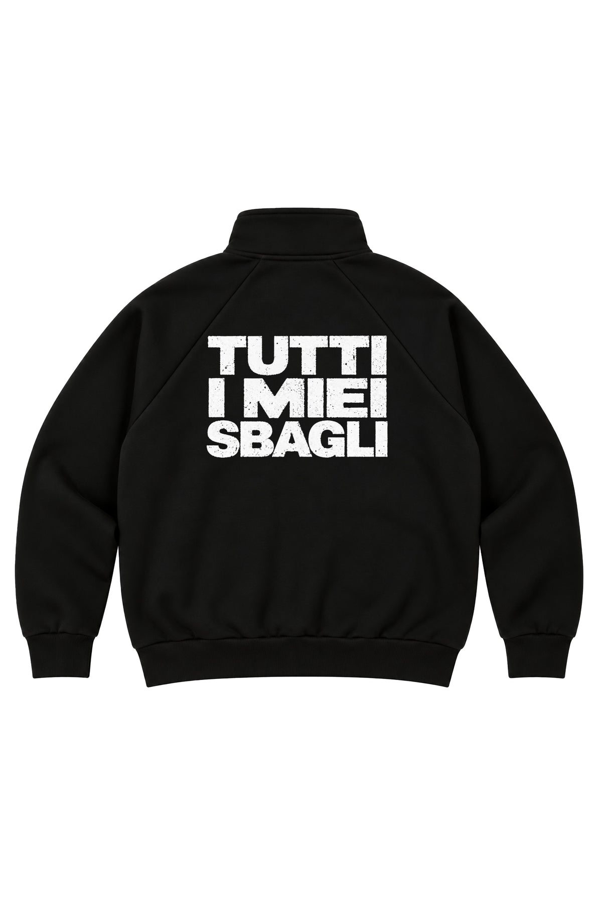 Jacket Full Zip Tutti i Miei Sbagli Nero retro