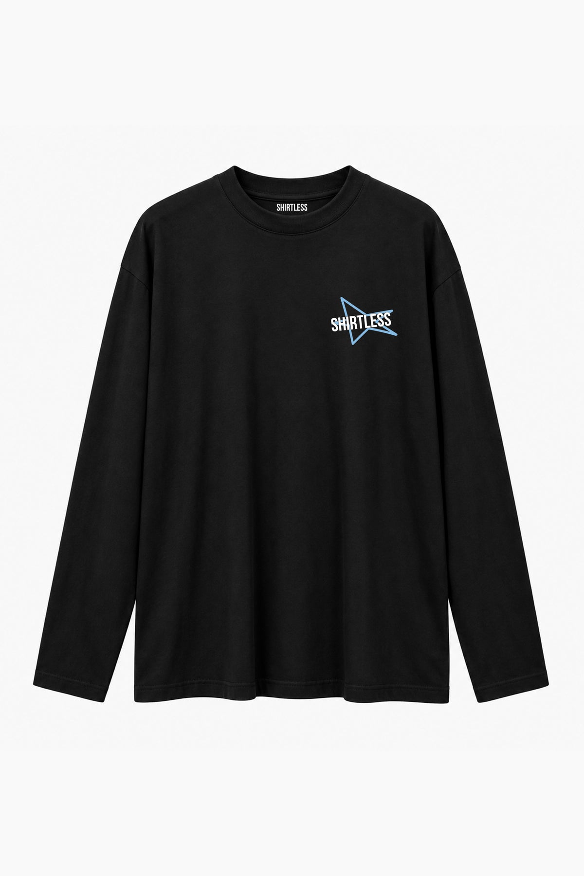 Long Sleeve Discolabirinto Nero fronte