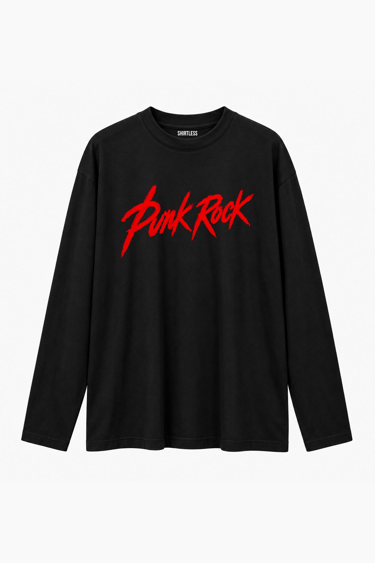 Long Sleeve Punk Rock Nero