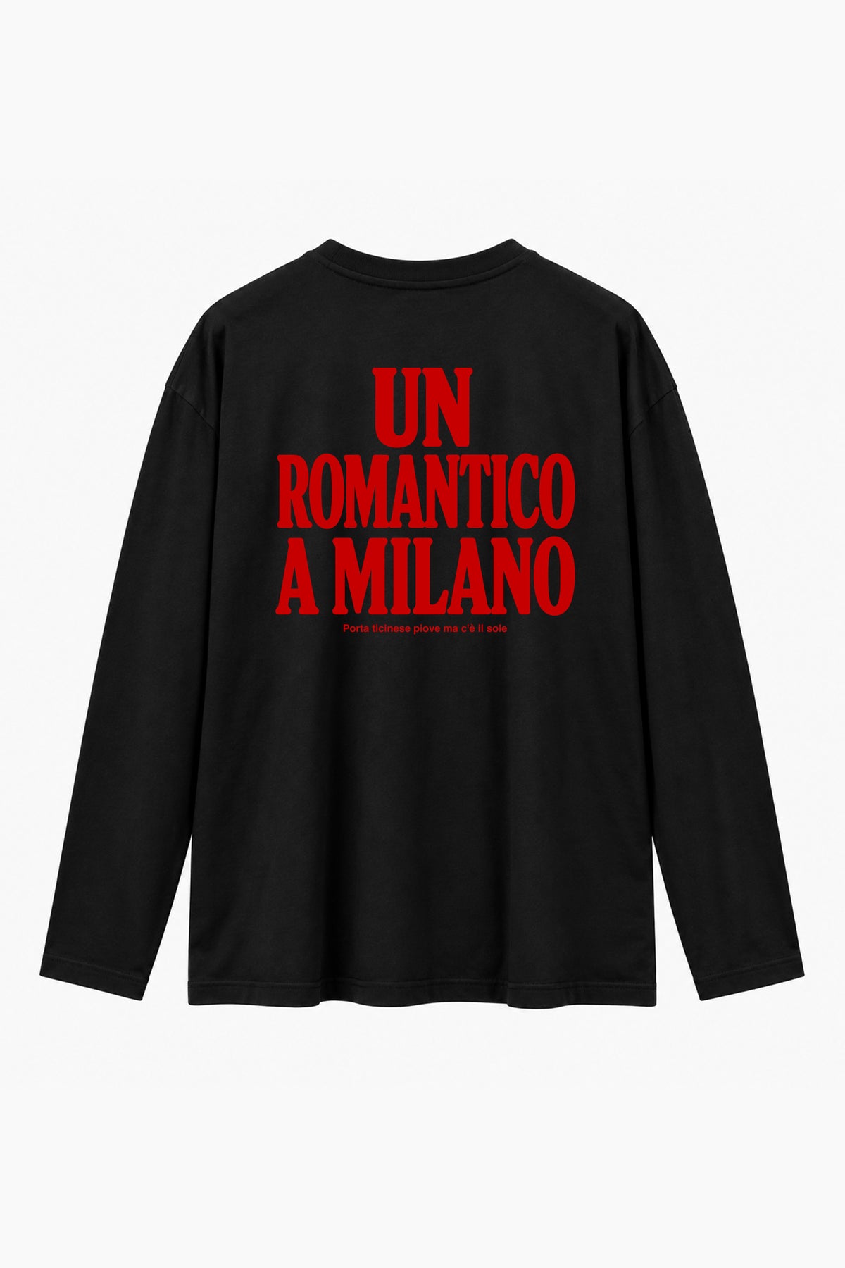 Long Sleeve Un Romantico a Milano Nero