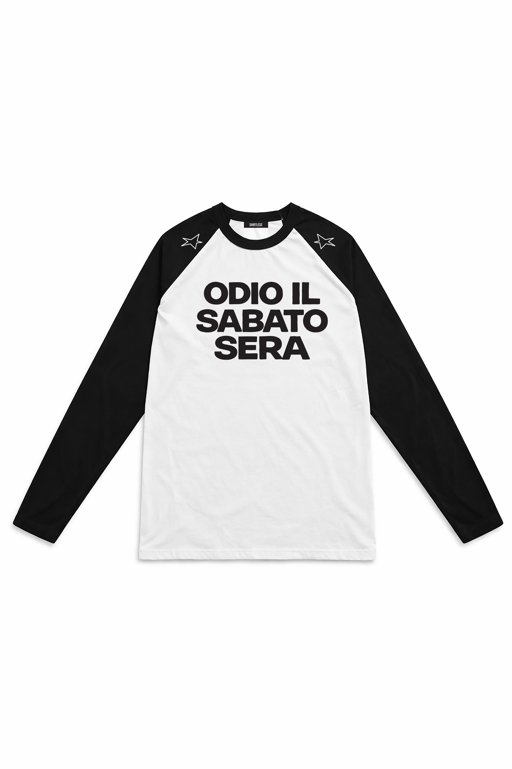 Long sleeve "Odio il sabato sera" - Shirtless