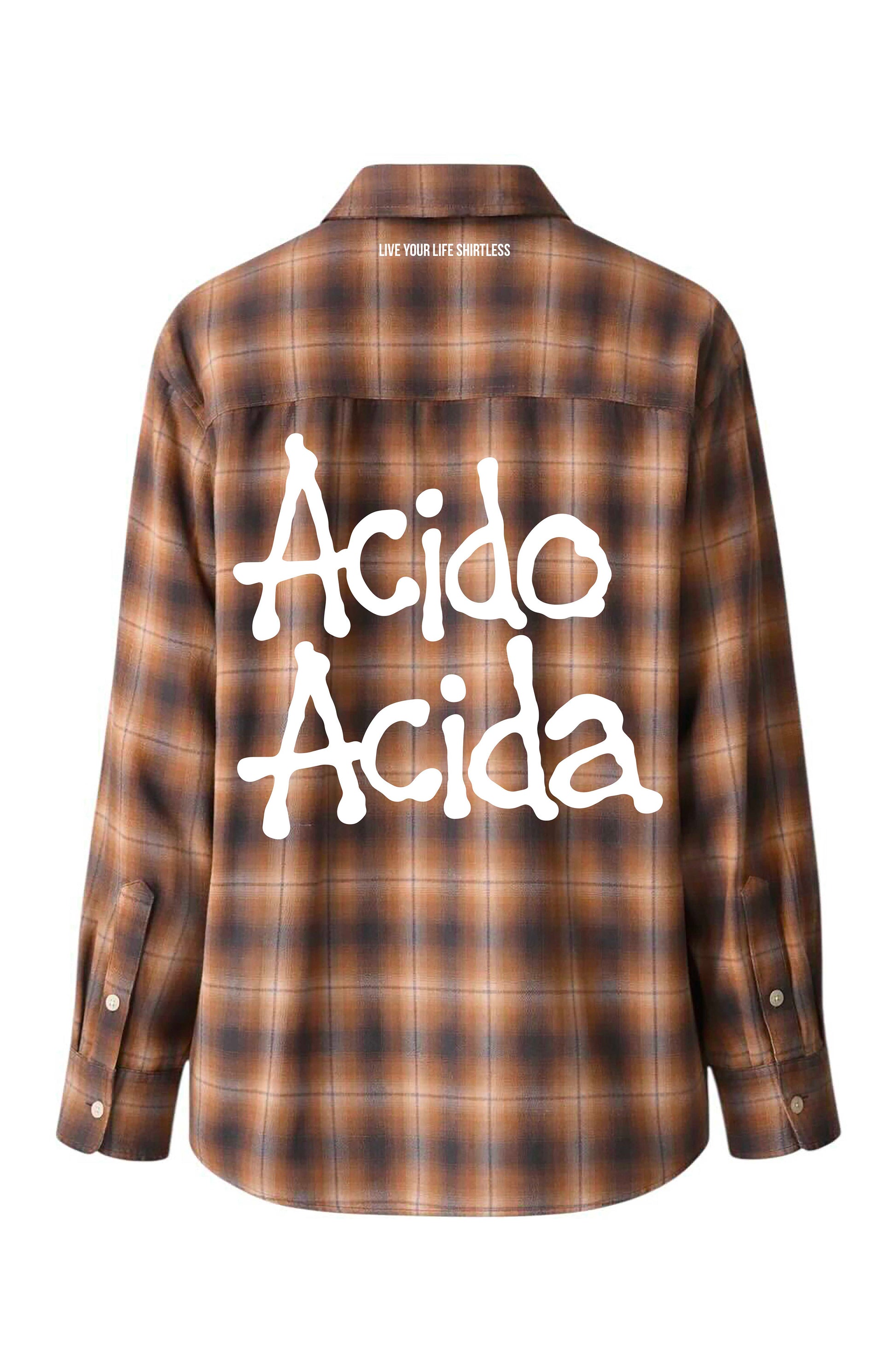 Camicia "Acido Acida" tartan - Shirtless