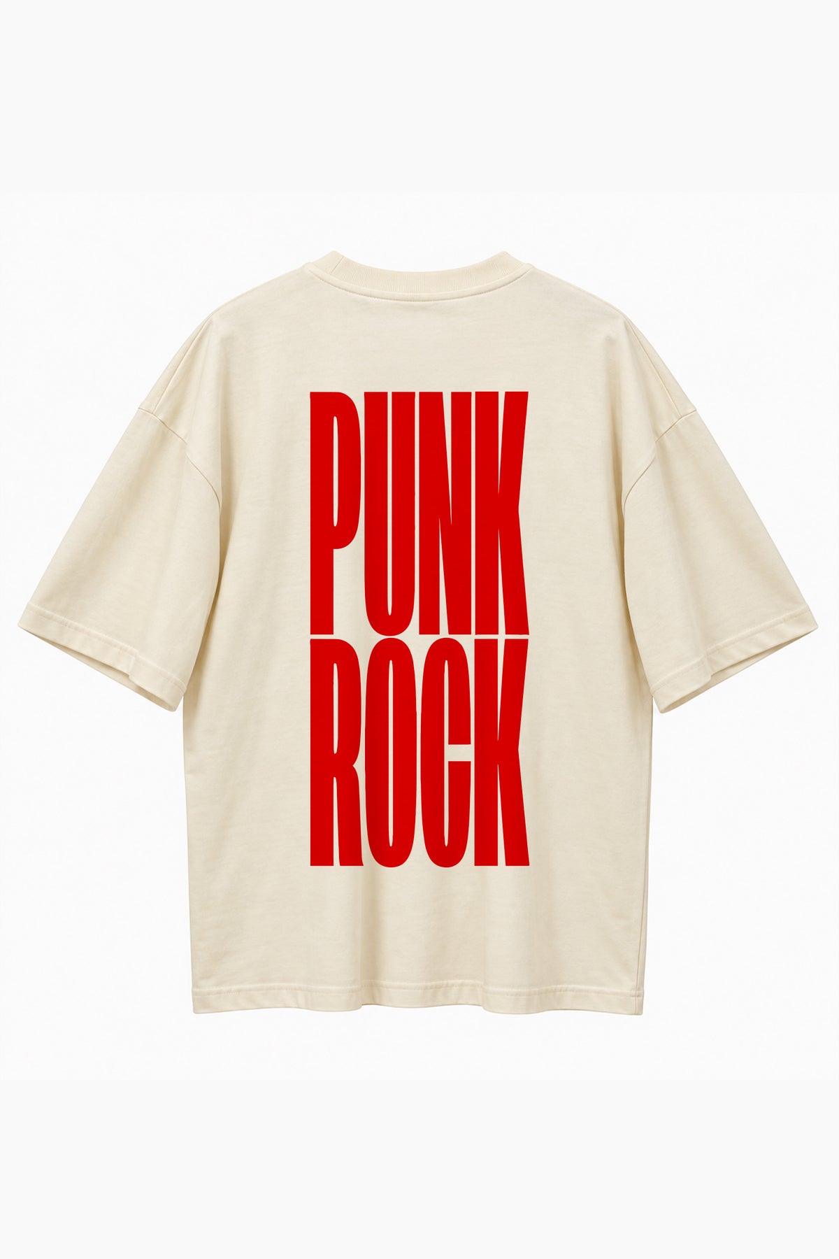 T-shirt Punk Rock 2 Panna