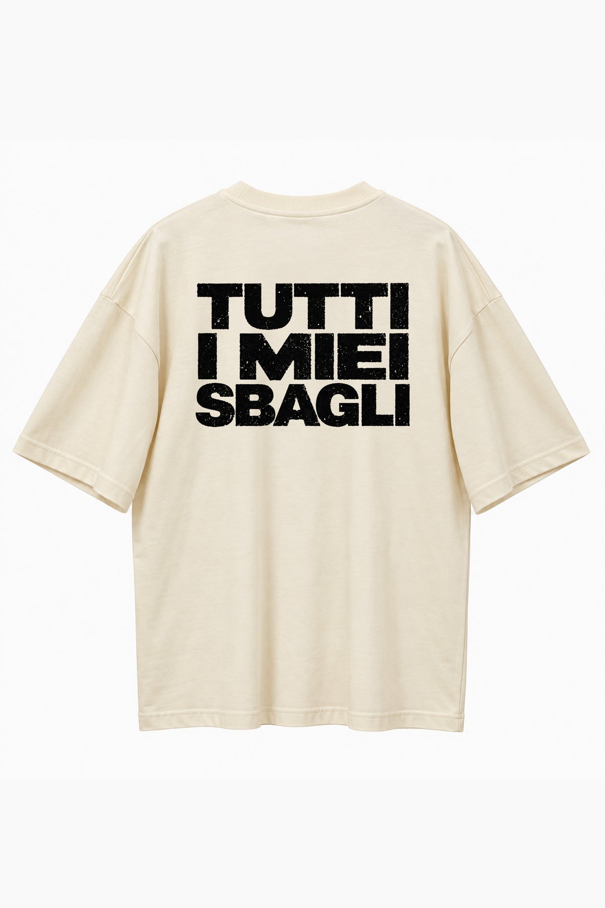 T-shirt Tutti i Miei Sbagli Panna