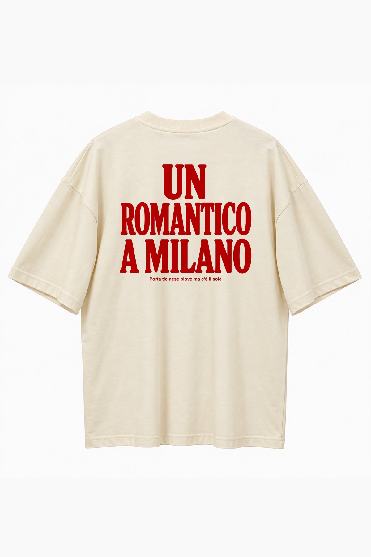 T-shirt Un Romantico a Milano Panna