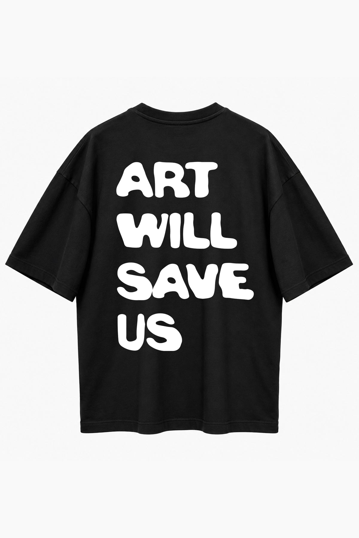 T-shirt Art Will Save Us Nero