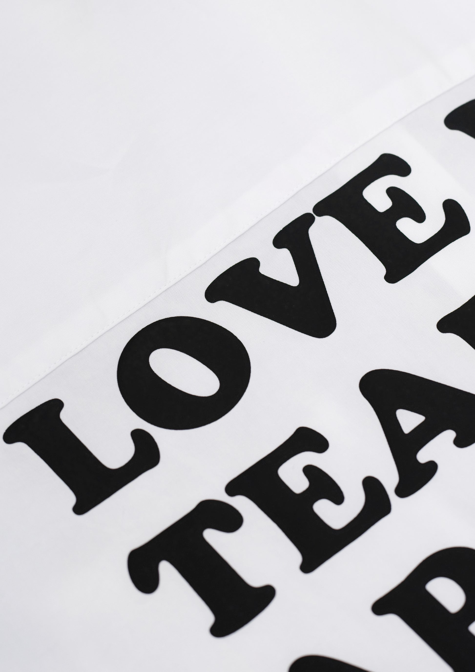 Camicia "LOVE WILL TEAR US APART AGAIN" Bianca - Shirtless