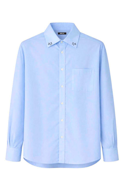 Camicia "The bitter end" celeste - Shirtless