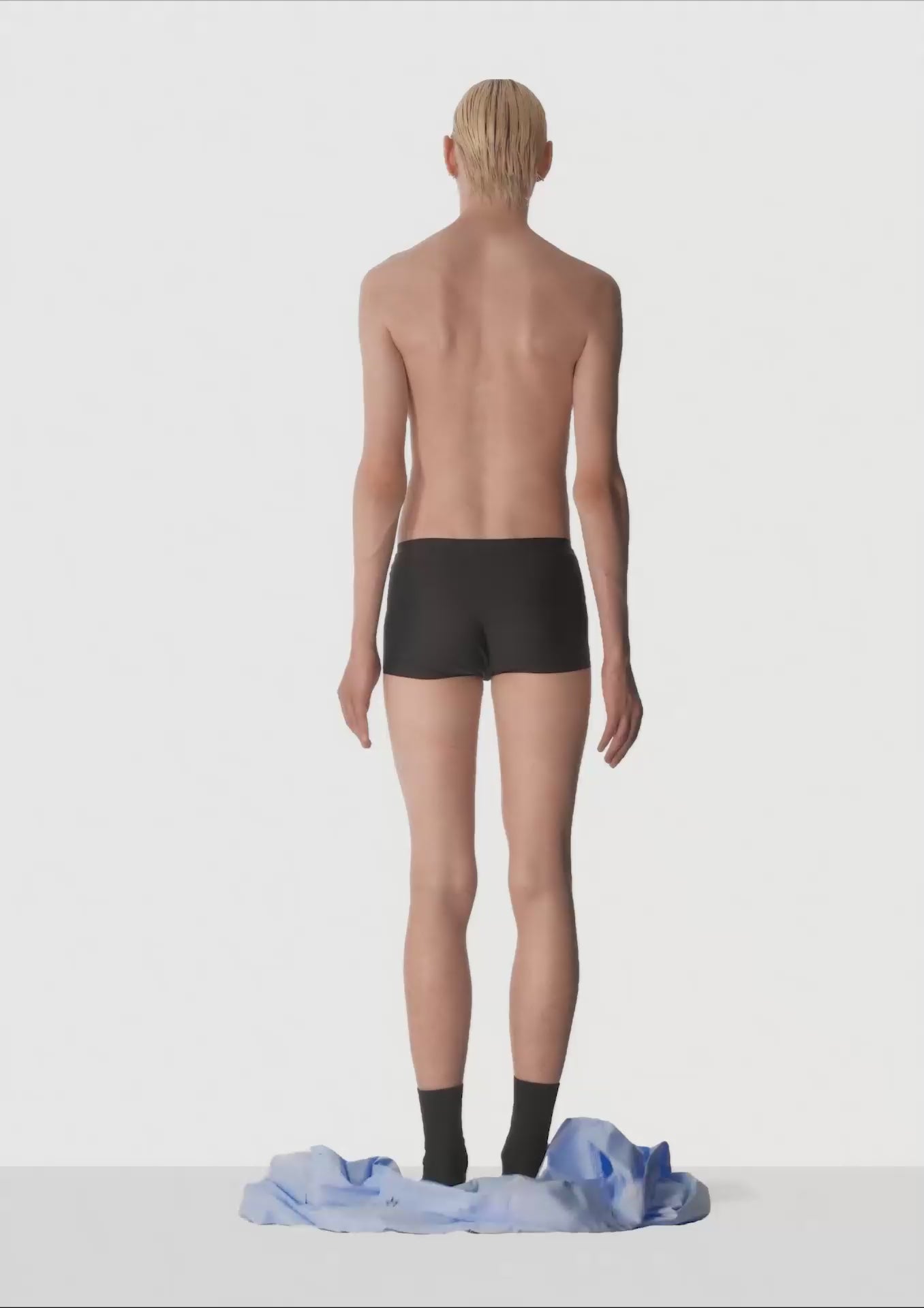 Camicia "ART WILL SAVE US" Celeste