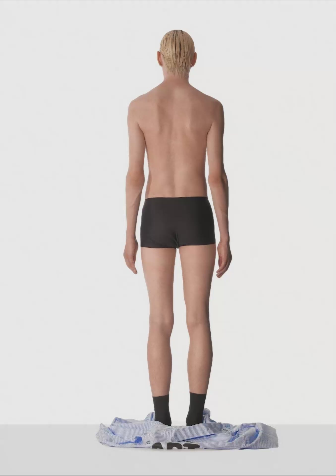 Camicia "ART WILL SAVE US" Rigata