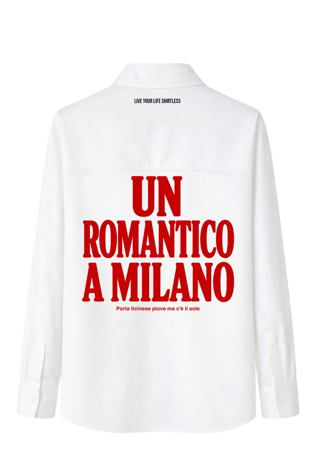 Camicia "Un romantico a Milano"