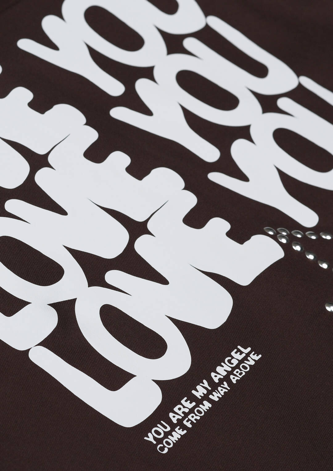 Camicia "Love you" Brown - Shirtless