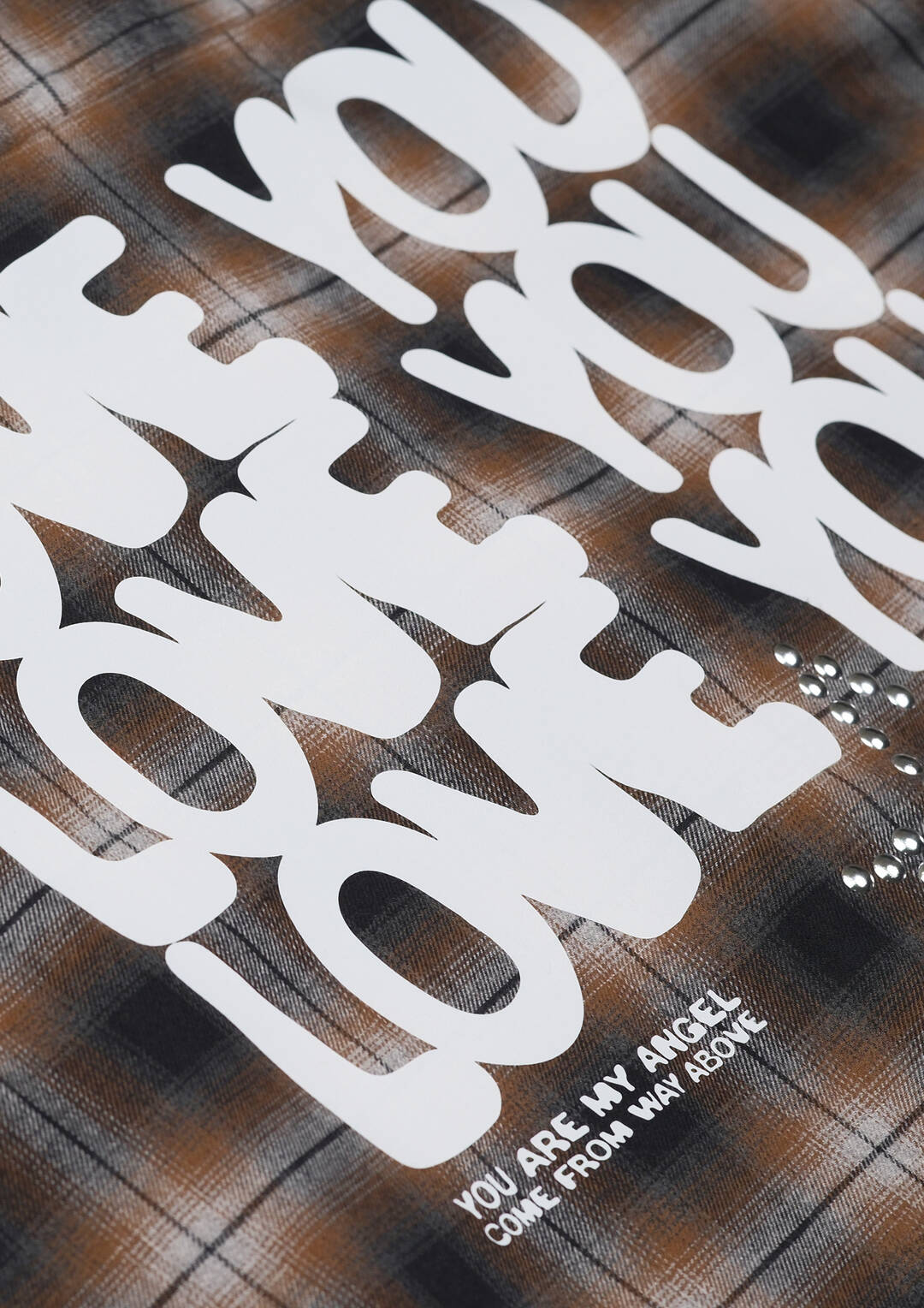 Camicia "Love you" Tartan - Shirtless